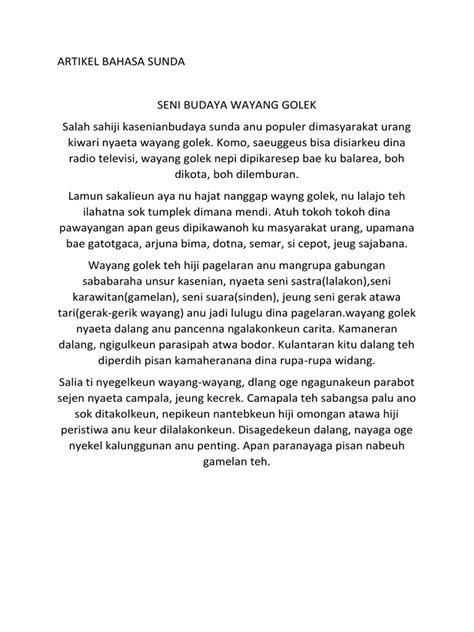 contoh karangan eksposisi bahasa sunda  Related Posts To Contoh Teks Eksposisi Ebeg Dalam Bahasa Jawa Contoh Teks Eksposisi Ebeg Dalam Bahasa Jawa 2019-09-16T111400-0700 Rating